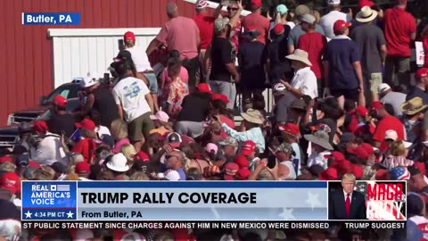 President Trump’s Motorcade has Arrived in Butler, PA!