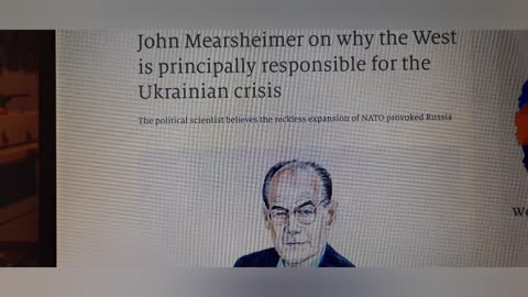 He sees it as a nuclear war....if,