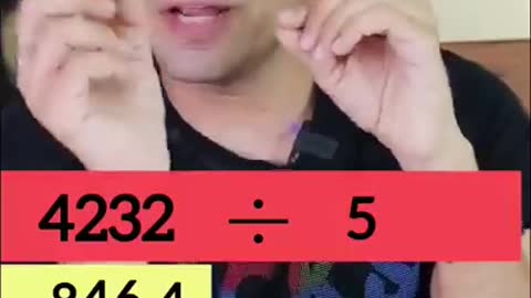 Math Simple Trick 30sec Short