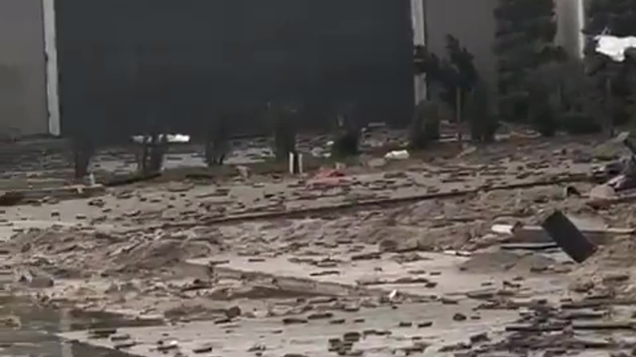 Industrial dumpster ends up on the roof of a Palm Beach Gardens home in Florida