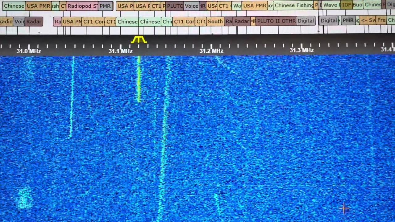 RCRS 27.195 MHz AM FM 27195 kHz Data Burst Wireless Link Transmission [W3HFU SDR] 12 July 2024