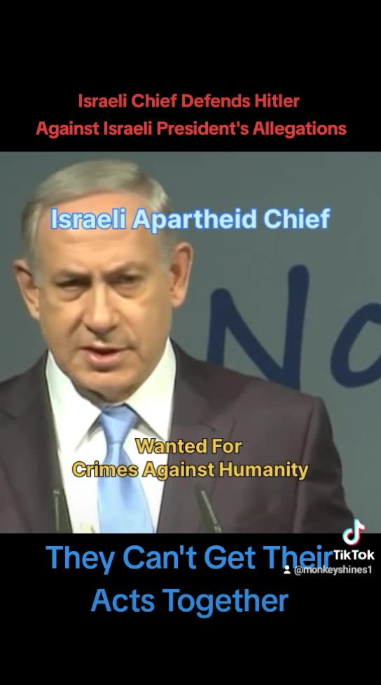 Israeli Chief Defends Hitler Against Israeli President's Allegations