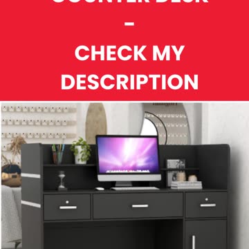 best DiDuGo Reception Desk Counter Desk | Amazon Review