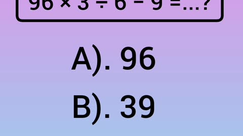 Maths Puzzle For Brain Test 🧠 Only For Genius 🤔 IQ test #shorts #maths #brain #iq #challenge #iqtest