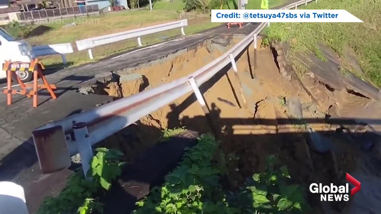 Typhoon Talas kills 2 in Japan, flooding cities and destroying roads