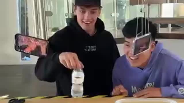 I phone 12 water chillange