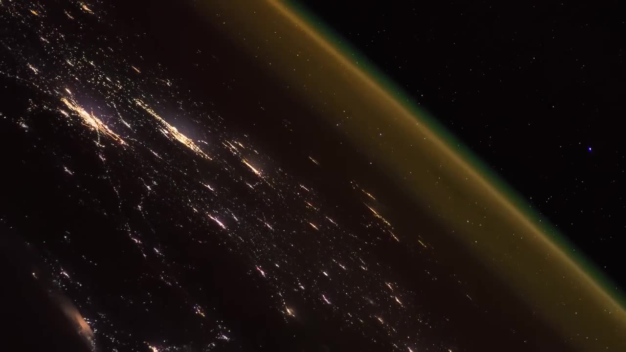 Rocket Launch as seen from the space station
