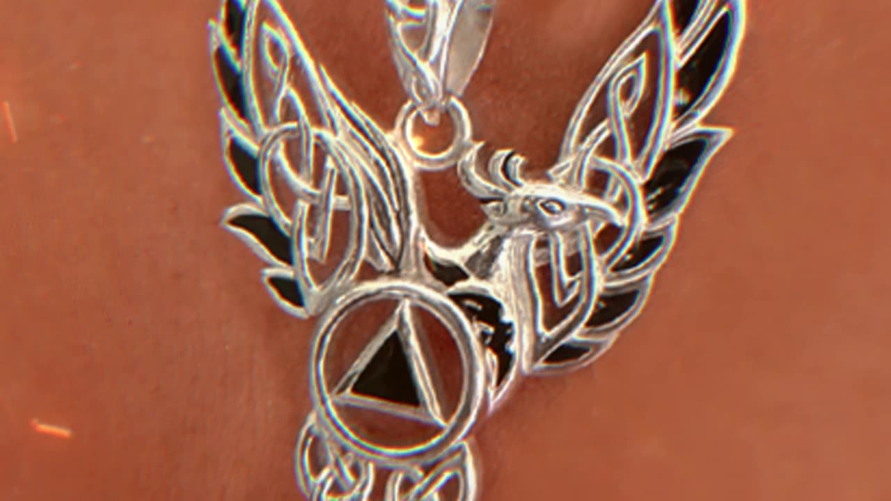 Rise with the Celtic Phoenix Recovery Pendant