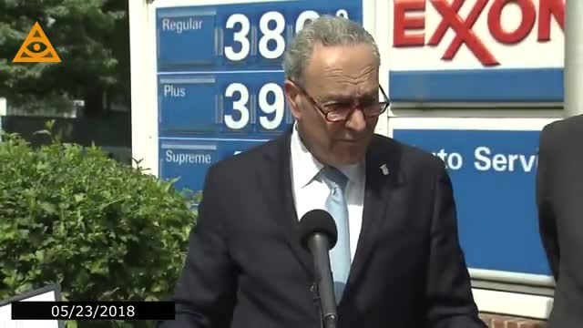 In 2018, Chuck Schumer demanded Trump lower gas prices and today? 🤷‍♂️