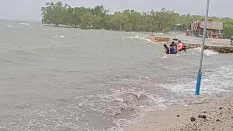 Horrifying Stormy sea😱