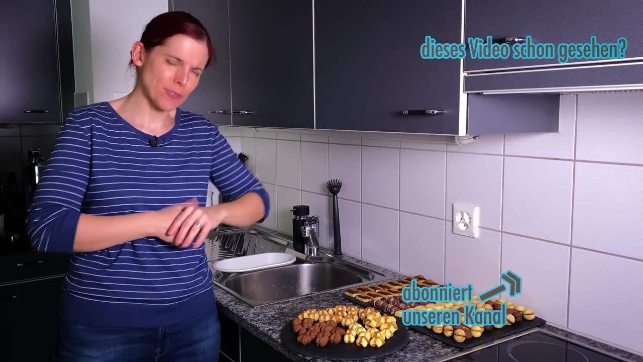 ***Ingenious Christmas biscuits - quick and easy from 1 dough 9 biscuits (with English subs)***