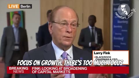 BlackRock CEO Larry Fink: "We need to be decarbonizing, we need to be digitizing"