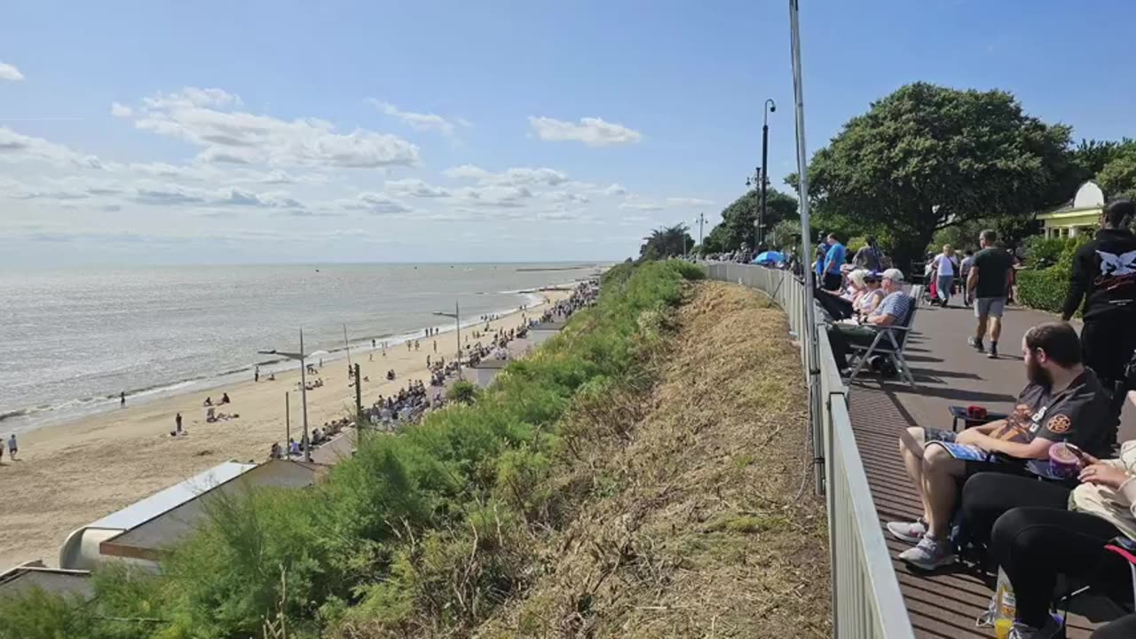 At Clacton on Sea Essex Air show display Event BBC Radio Essex commentary day 2 August 23 2024 P2