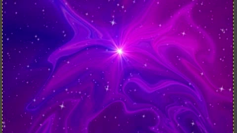 Stars Flaring Purple