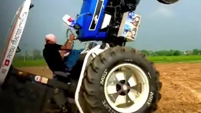 Tractor Stunt Video 🚜