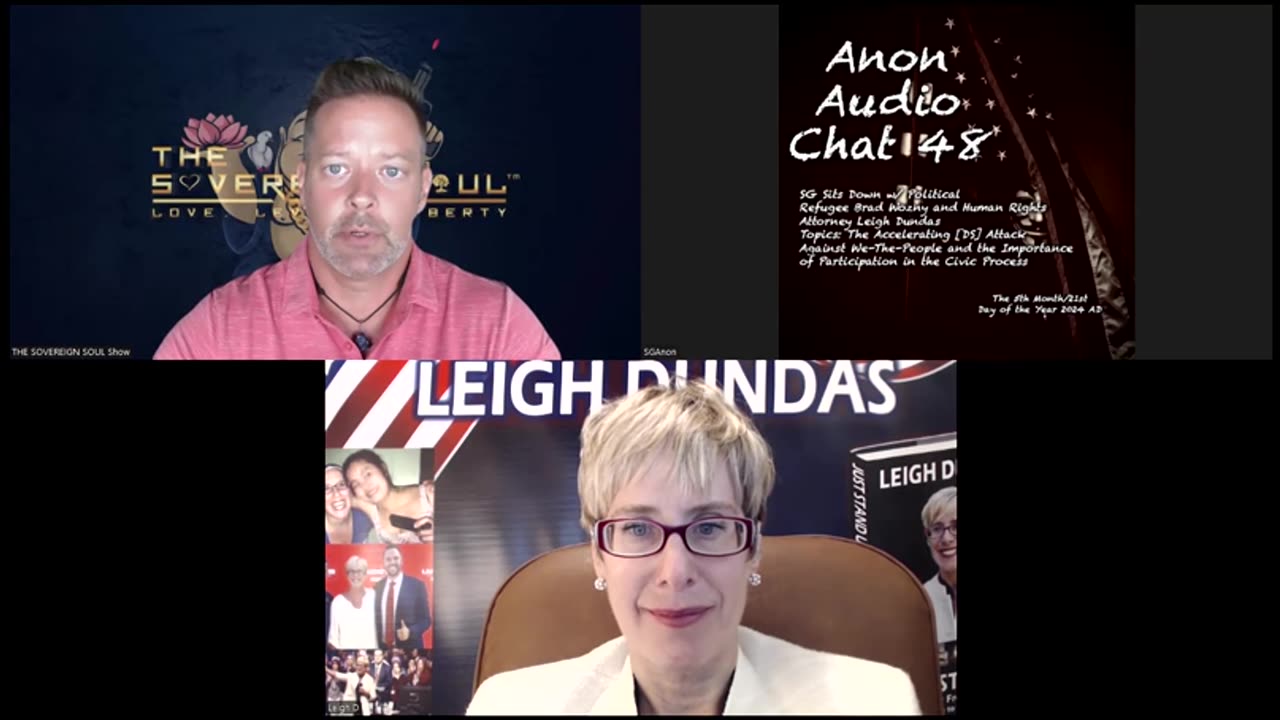 Brad Wozny w/ SG Anon and Attorney Leigh Dundas to Talk Human Rights!!