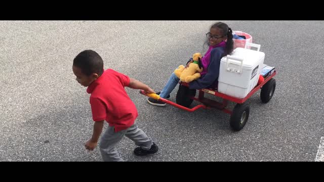 Blasian Babies Family Battleship Wisconsin And Lunch!