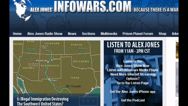ALEX JONES SHOW FULL EPISODE JAN 25 2011 TUESDAY ARCHIVE