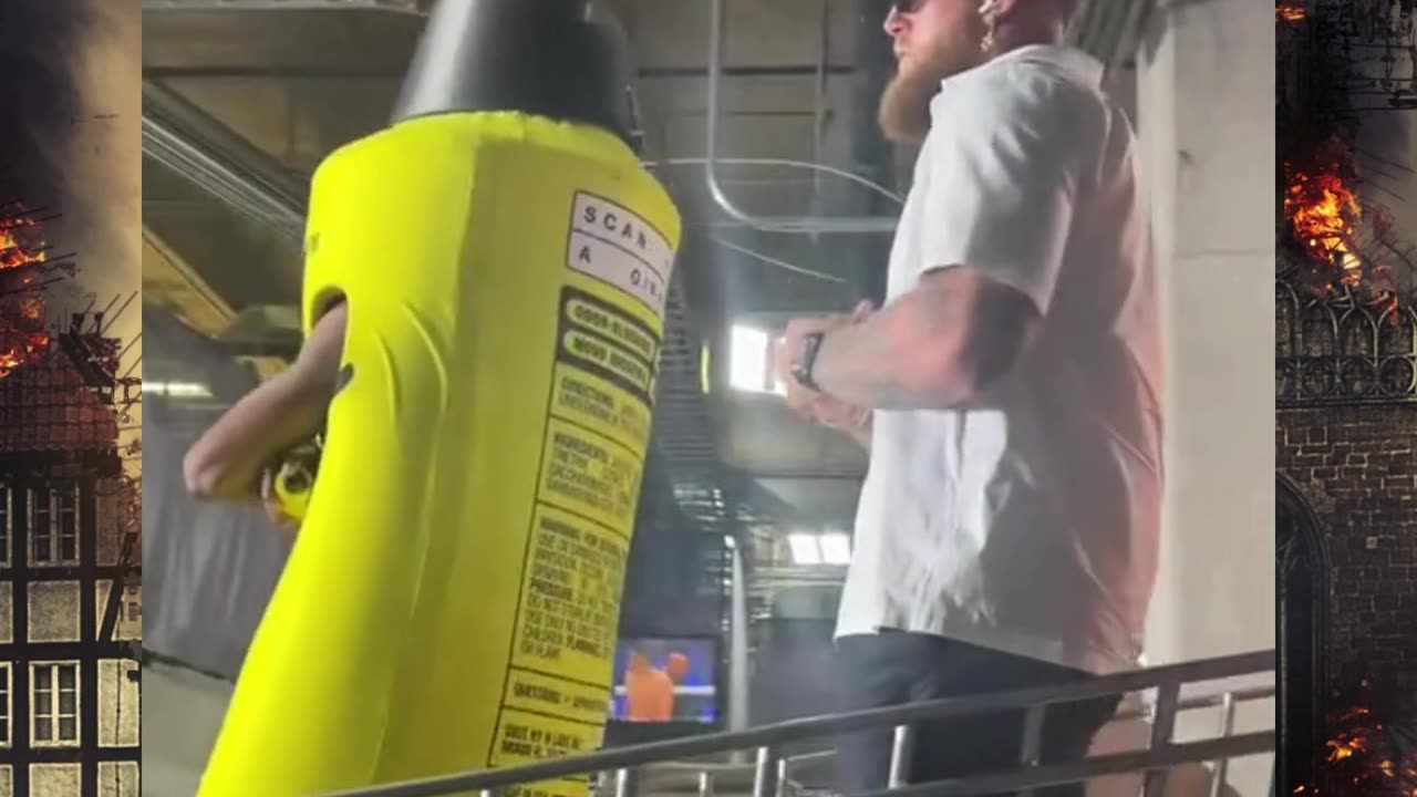 Jake Paul Arrives to FIGHT !! #jakepaul #mikeperry #boxing #mma #viral