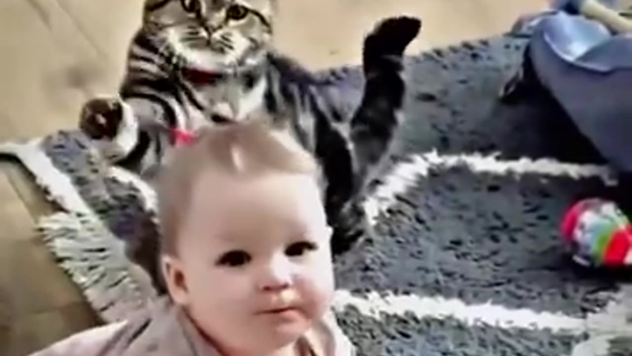 Cats vs Baby 😂🍼