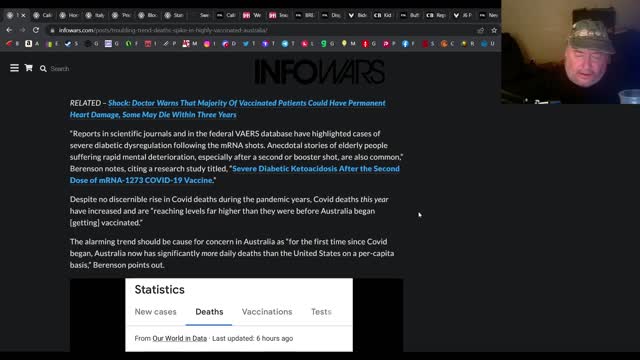 Australia has a spike in deaths