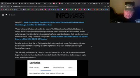 Australia has a spike in deaths