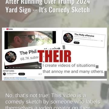 Fact Check: FAKE Video Shows Driver Getting Flat Tire After Running Over Trump 2024 Yard Sign