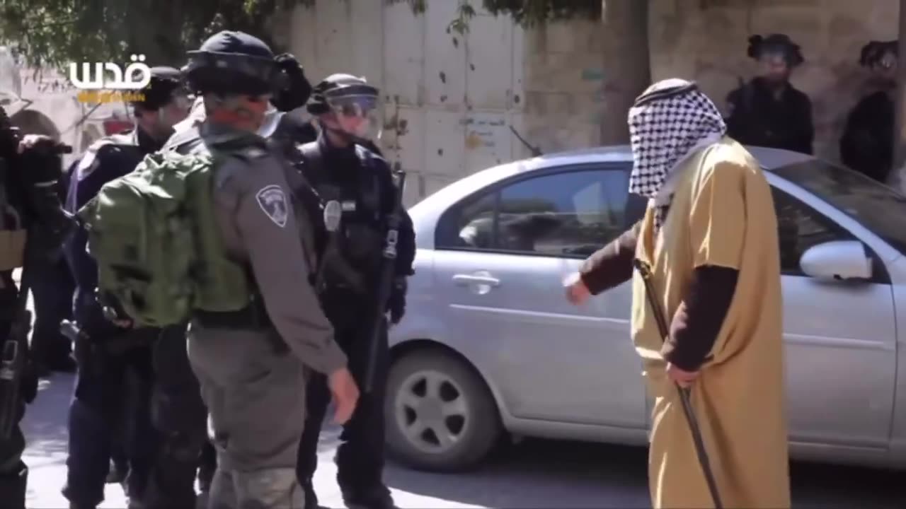 Palestinian elder Hajj Zaid Abu Halil attempted to stop IDF soldiers from firing on youth