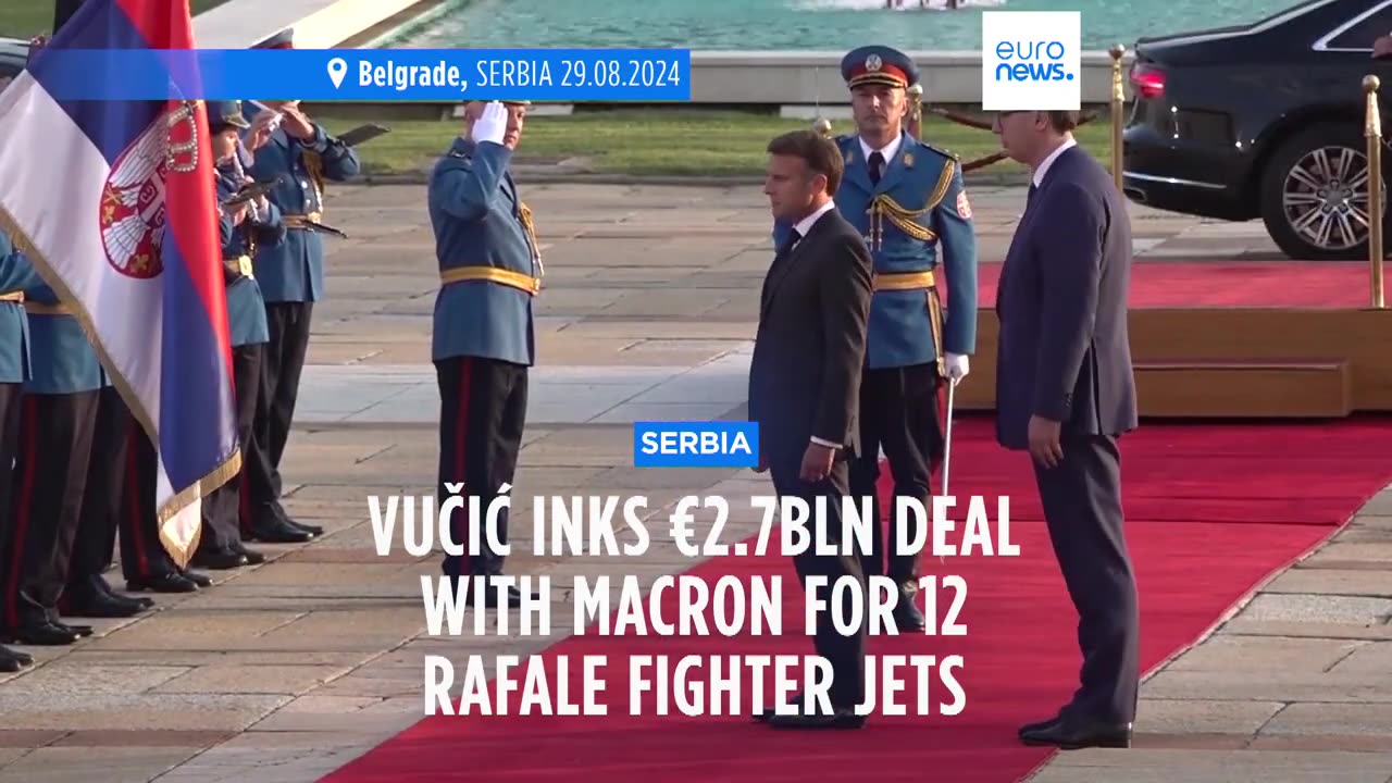 Serbia inks €2.7bln deal with France for 12 Rafale fighter jets in move away from Russia