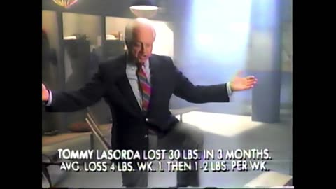 Slim Fast with Tommy Lasorda Commercial (1989)