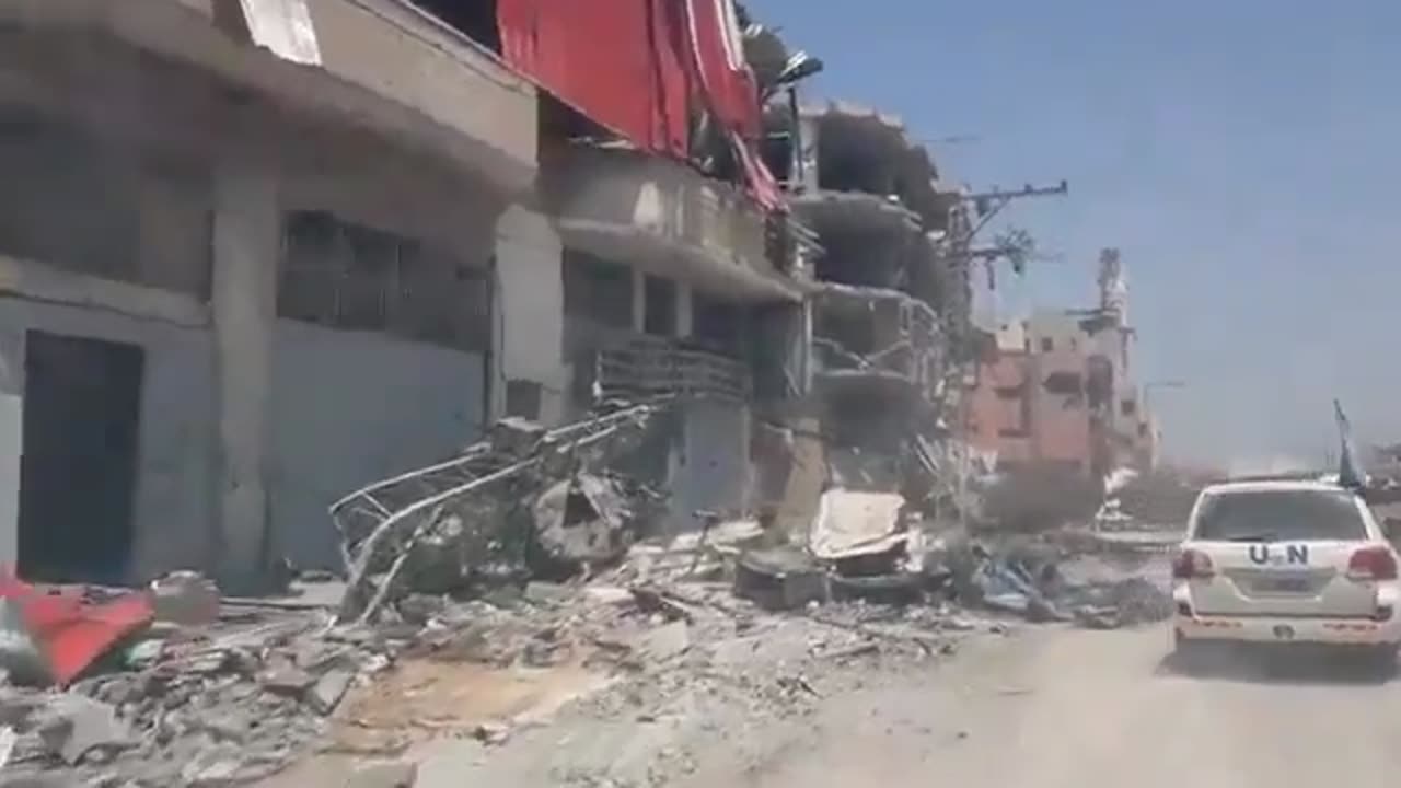 Una delegación de las UN tomó estas imágenes de la destrucción total en la Franja de Gaza.