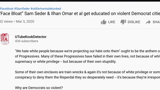 Larry Elder & UTubekookdetector call out Democrat hypocrisy on protests