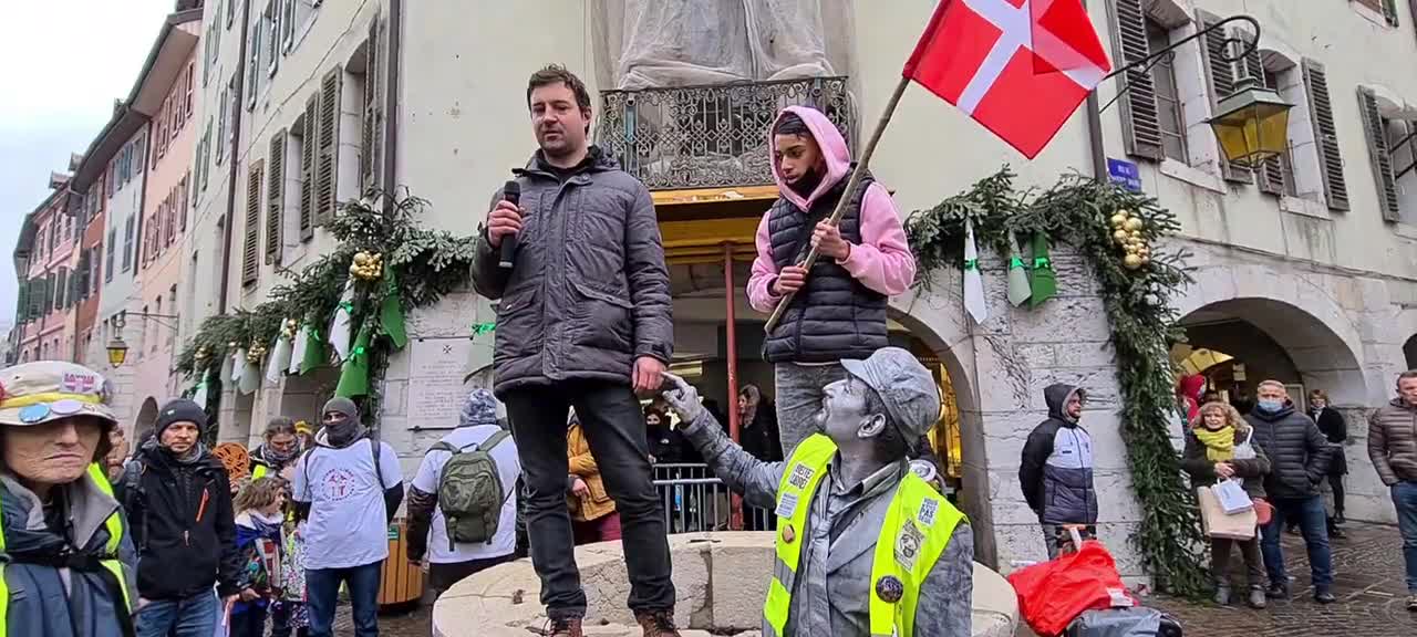 Manifestation Annecy le 11 12 2021