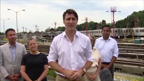 Justin Trudeau Blames Toronto Flooding on Climate Change, Calls for Stronger Action