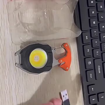 Mini Flashlight Emergency Light Portable COB Work LED Keychain