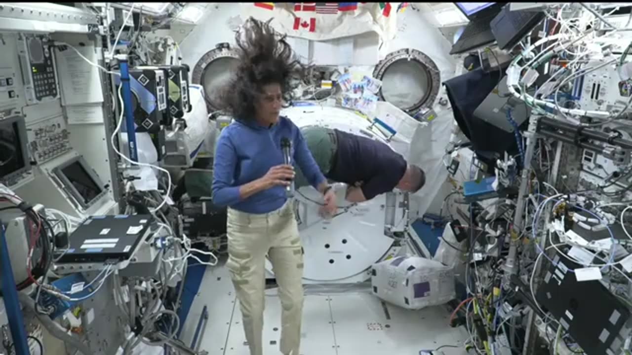 NASA’s Boeing Crew Flight Test Astronauts Talk with the National Space Council Representatives