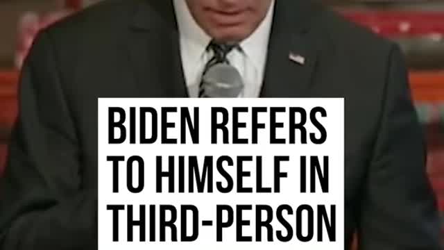 he must be talking about the other Joe Biden