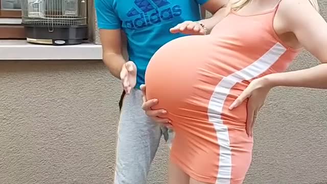 Pretended to be pregnant Prank by AlexKarlok