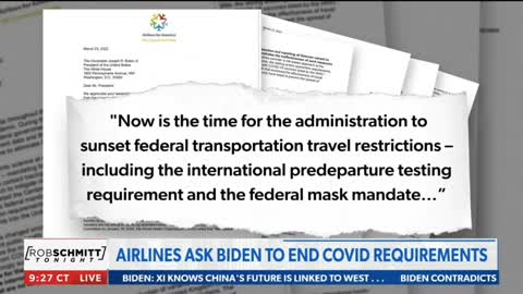 Airlines Ask Biden To End Covid Restrictions