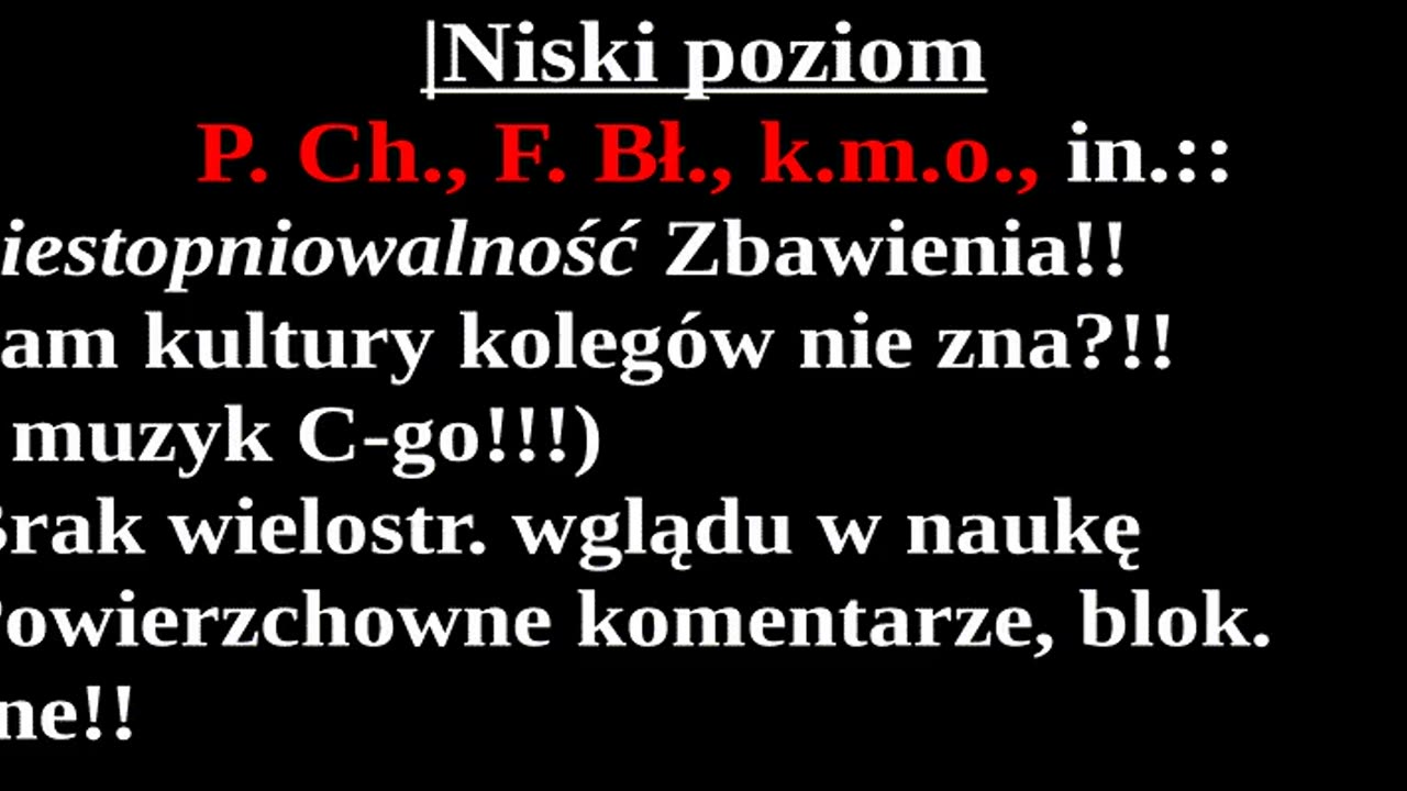 PATOR Chojecki:1NIESTOPNIOWALNOŚĆ Zbawienia 2FIKSACJA cierpiętnicza 3analit UBÓSTWO!! egzegezy