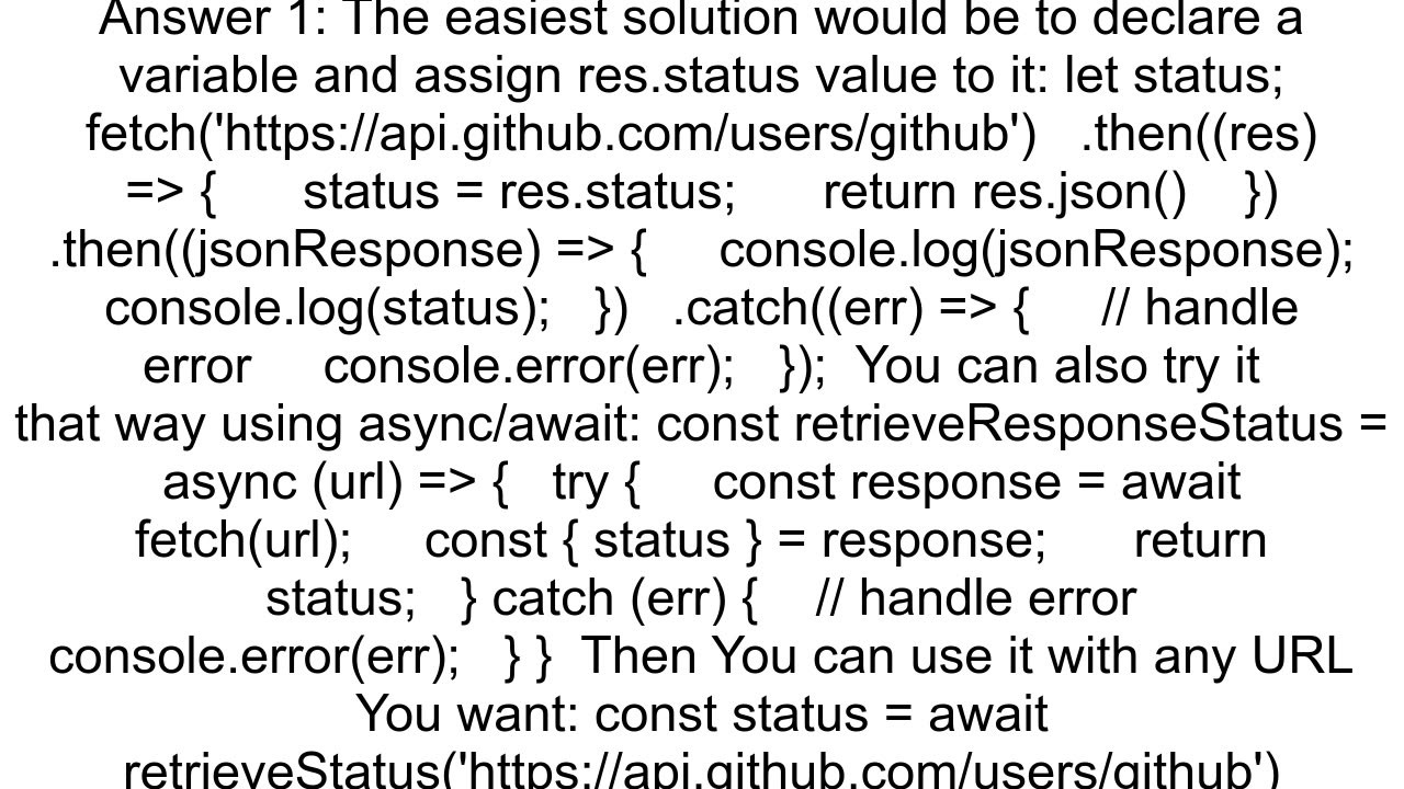 How to get data and response status from API using nodefetch