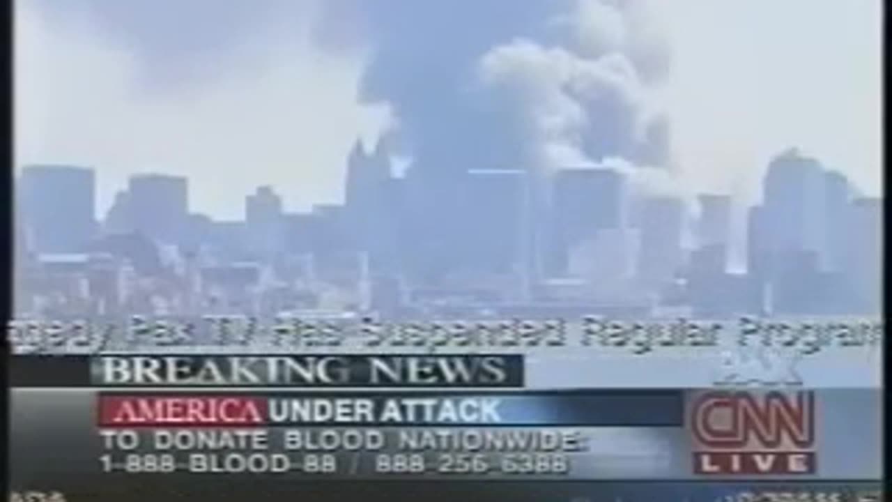 September 11, 2001 - Surfing DirecTV channels during 9/11