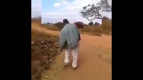 Drunk Man Fails To Walk ForwardGravity Play A Big Role