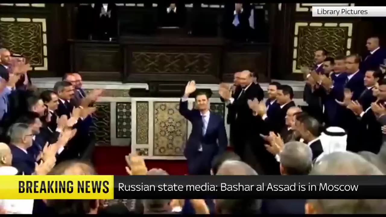 Bashar Al Assad In Moscow According To Russian State Media