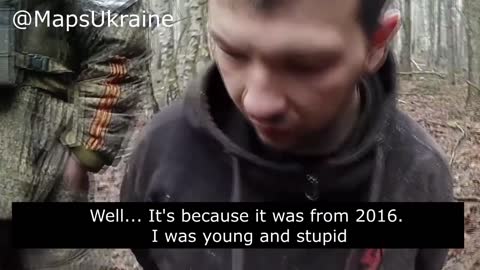 Azov militant captured by Russians: "No I'm not a nazi!"