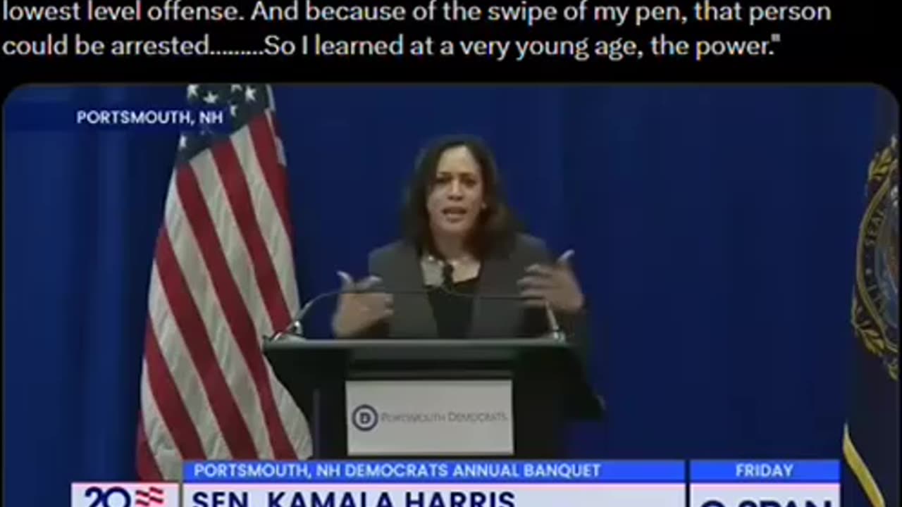 Harris boasts about her power! Should we give her more?