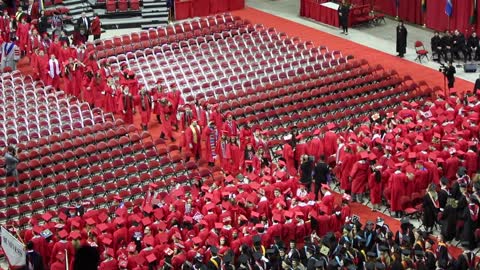 UNLV graduation at Thomas and Mack on December 19, 2017.
