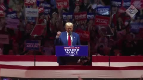 Trump's full speech and Melania's surprise appearance at Madison Square Garden rally