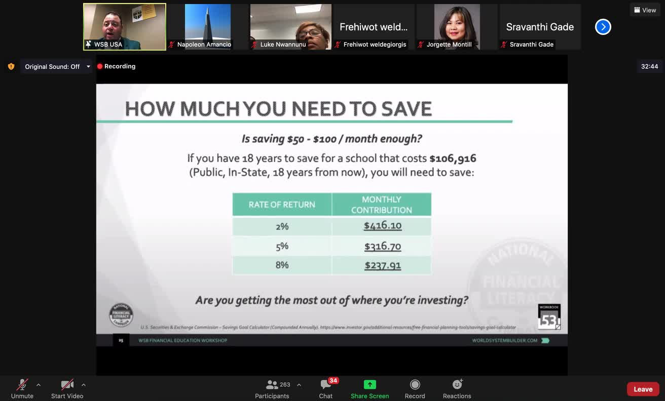 Workshop #6 - Long Term Goals (Updated WS)