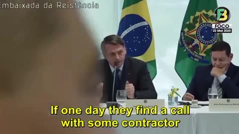 April.22.2020 巴西總統_波索納羅為人民發聲一（private meeting of Bolsonaro's Government）